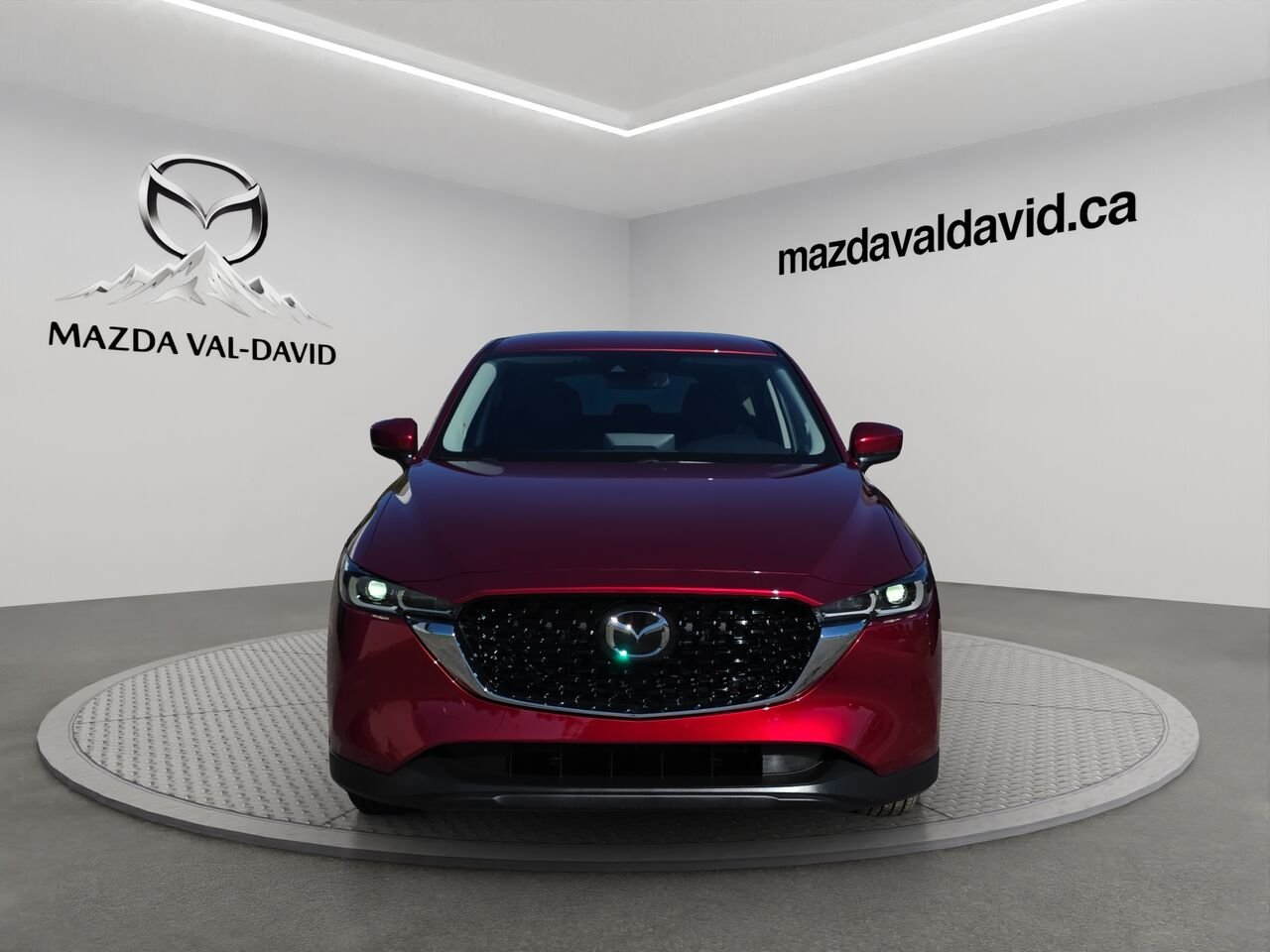 2025 Mazda CX-5 Gs, awd, sièges, volant et rétroviseurs chauffants, hayon électrique Soul Red Crystal Metallic Val-David - photo #2