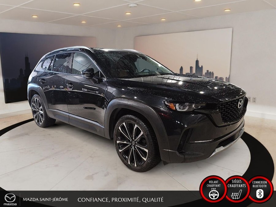 2024 Mazda CX-50 GT turbo | CUIR BRUN | TOIT PANORAMIQUE | NAVIGATION | AWD Black