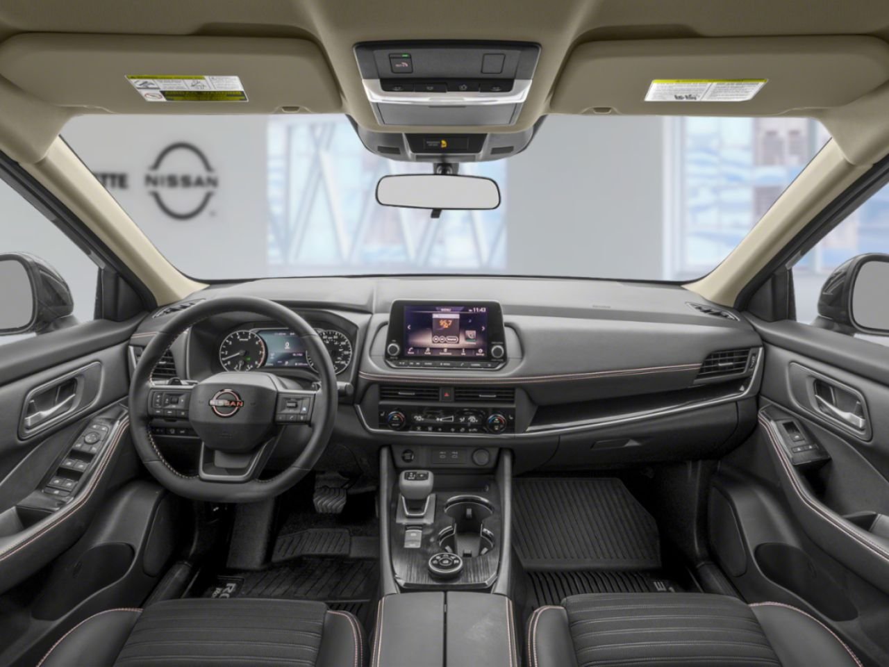 NISSAN Rogue 2026 Blanc Everest triple couche deux tons Joliette - photo #5