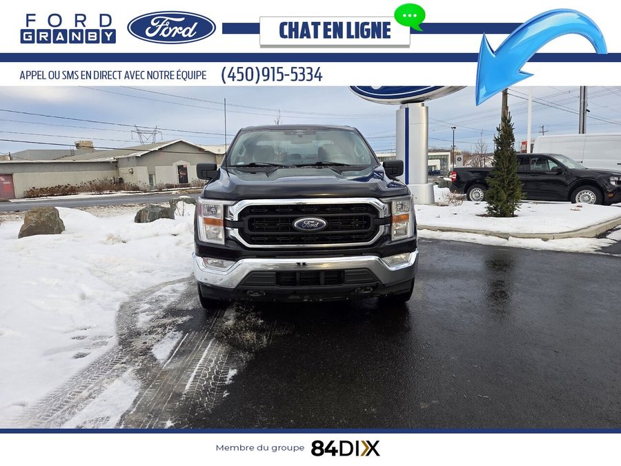 Ford F-150 XLT FX4 SuperCrew 4RM, 5,5 pi, V6 2.7 EcoBoost 2022 Noir