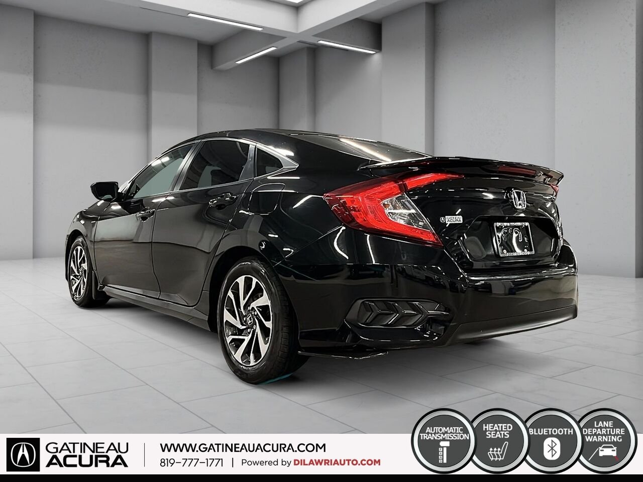 2018 Honda Civic SE Black Gatineau - photo #15