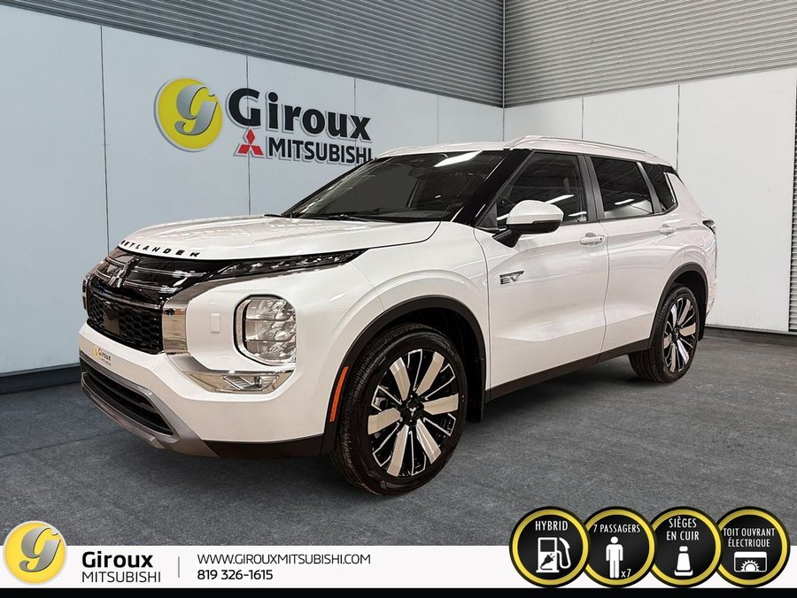 Mitsubishi Outlander PHEV SEL S-AWC 2026 Fini taillé diamant Blanc de qualité supérieure