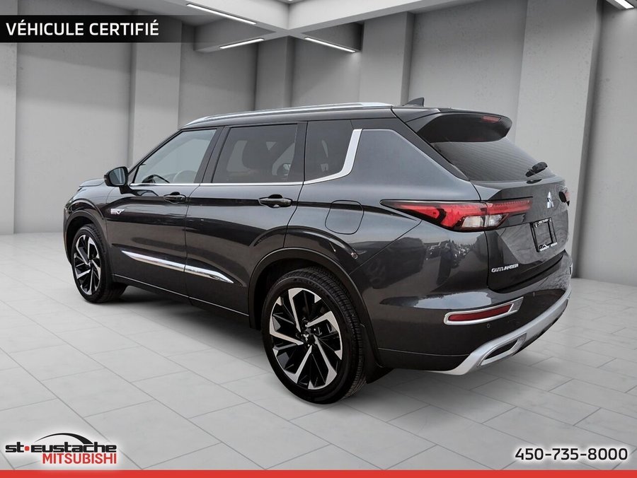 Mitsubishi Outlander PHEV GT S-AWC-CUIR-TOIT PANO-SIÈGES ET VOLANT CHAUFFANTS 2025 Noir