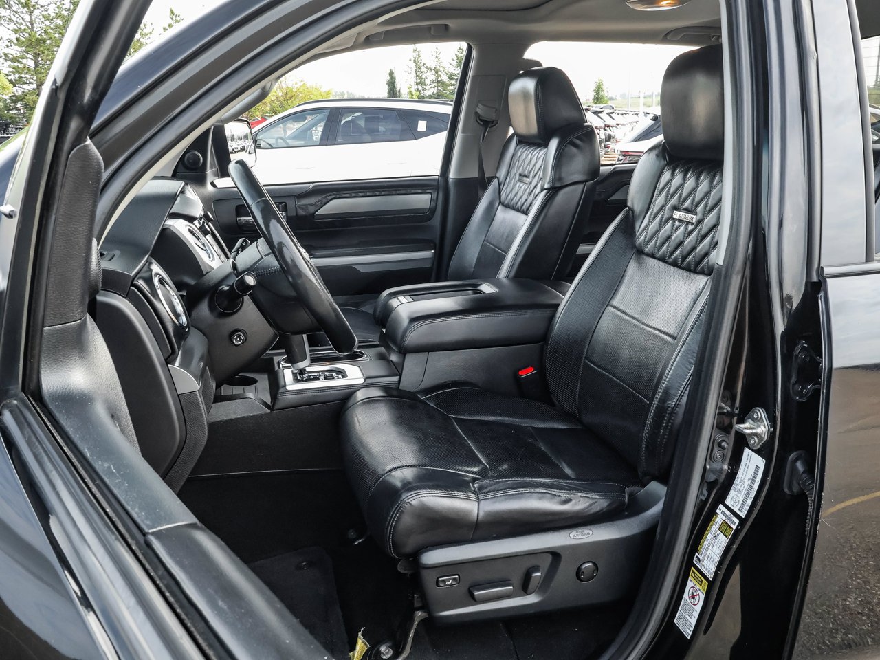 2015 Toyota Tundra 4WD Crewmax 146 5.7L Platinum Black Sherwood Park - photo #13