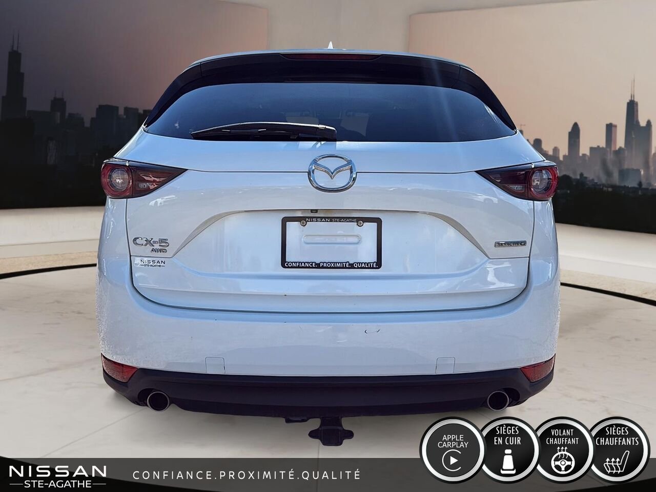Mazda CX-5 2020 Blanc Saint-Jérôme - photo #3