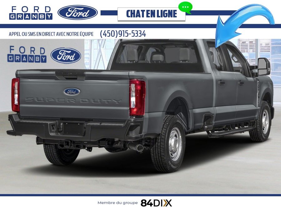 Ford Super Duty F-250 SRW XL cabine 6 places 4RM caisse de 8 pi 2026 Gris carbonisé métallisé