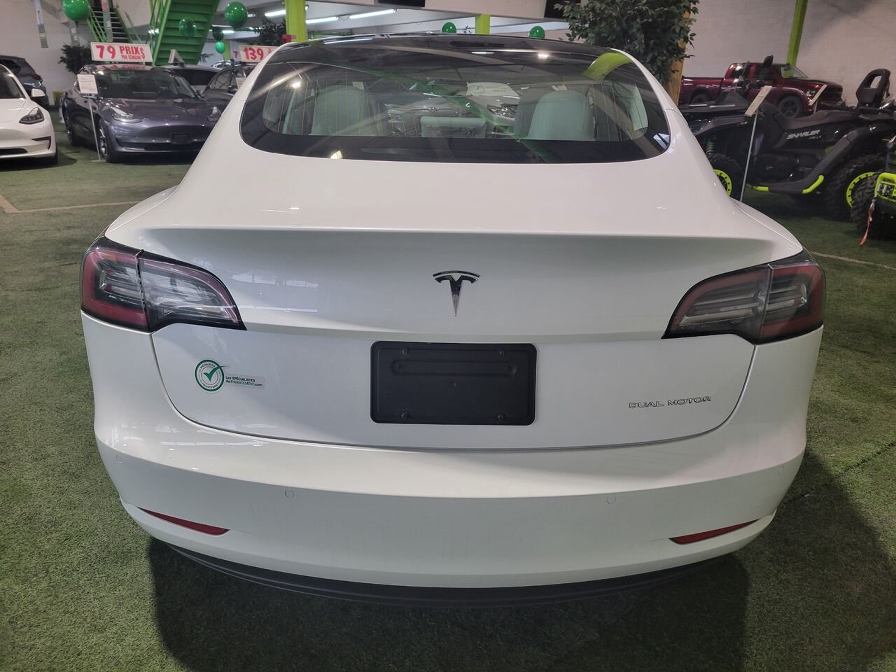 Tesla Model 3 2019 Blanc Longueuil, - photo #4