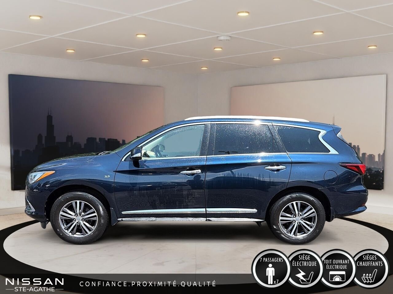 2018 INFINITI QX60 TI Blue Saint-Jérôme - photo #5