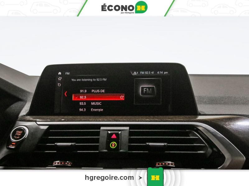 BMW X3 727822A | xDrive30i AUTO A/C CUIR TOIT NAV MAGS CAM BLUETOOT 2021 Noir Laval - photo #20