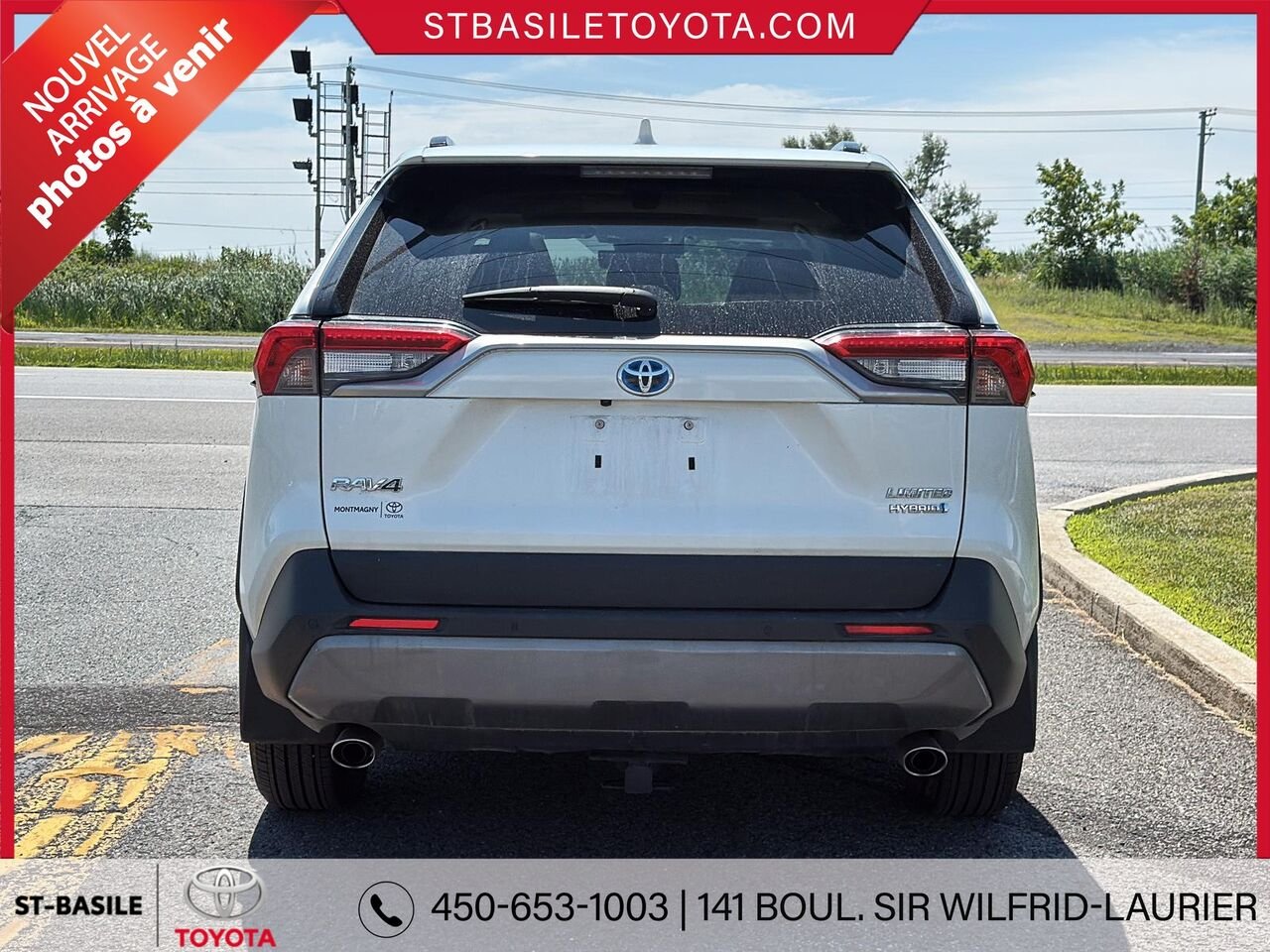 Toyota RAV4 Hybride 2020 Blanc Saint-Basile-le-Grand - photo #2