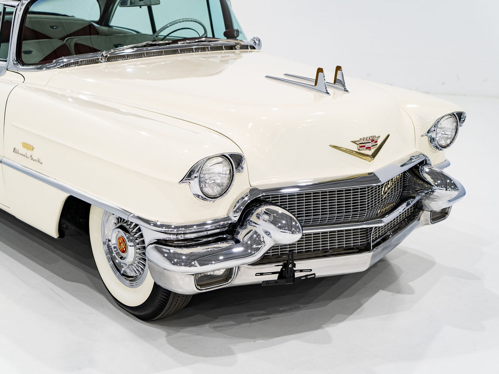 1956 Cadillac Eldorado Seville With Factory A/C | PRIX EN USD White Montreal - photo #33