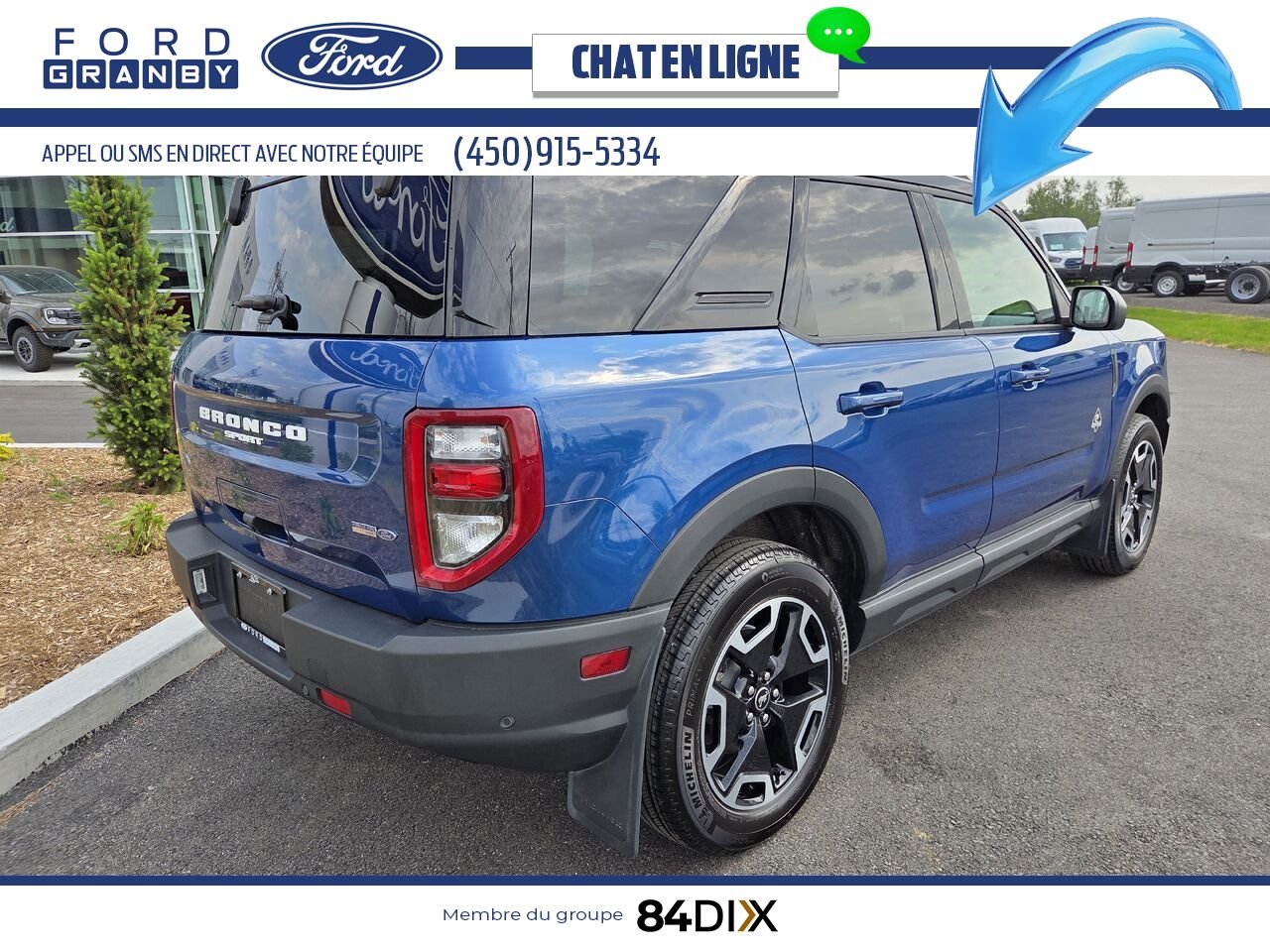 Ford Bronco Sport 2024 Bleu Granby - photo #6
