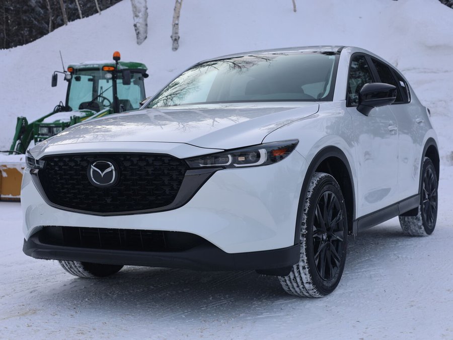 Mazda CX-5 Kuro AWD, Toit ouvrant, Sièges en cuir, Volant chauffant 2025 Blanc rhodium métallisé