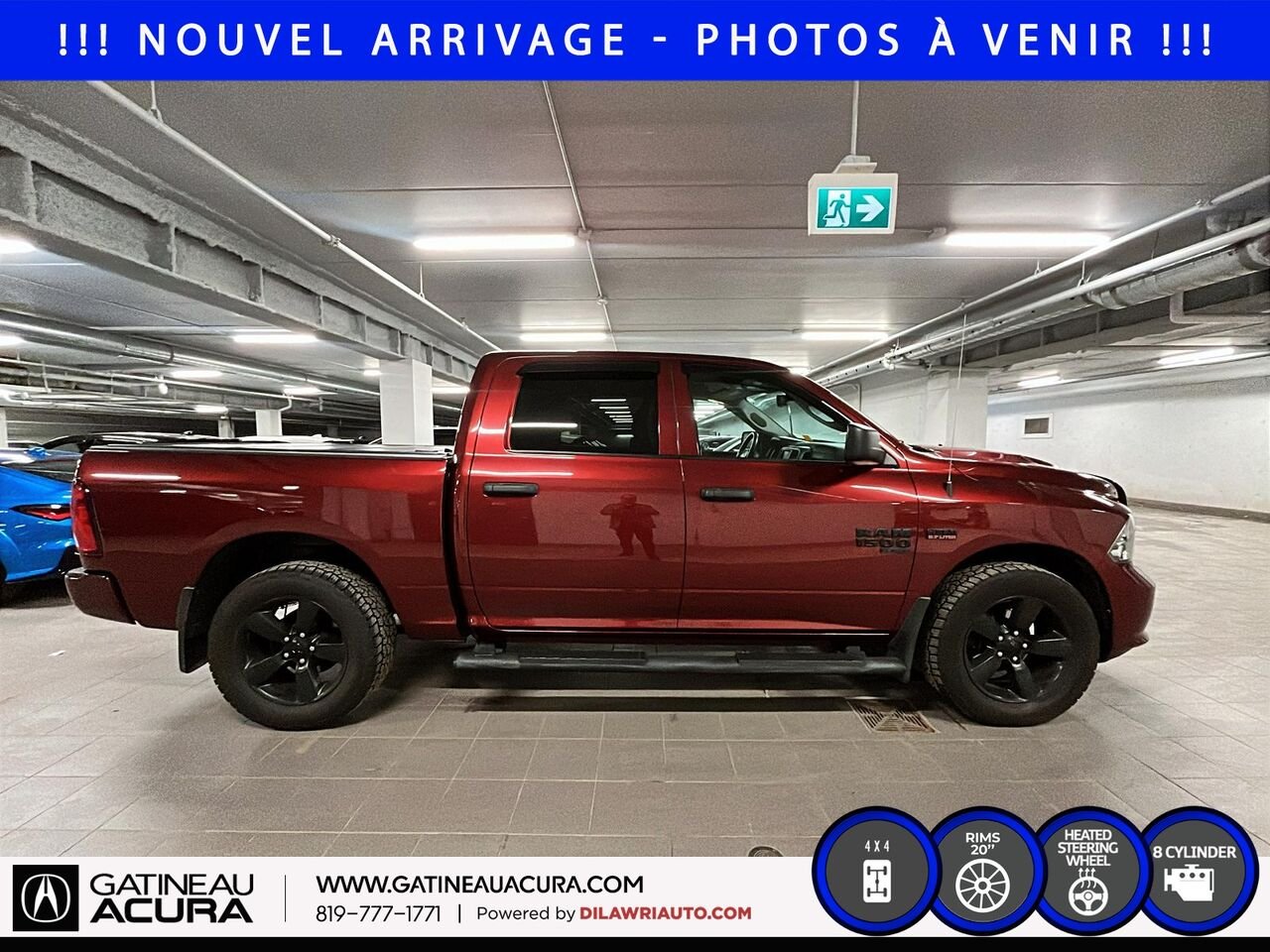 Ram 1500 Classic Express Night Edition crewcab 4x4 2020 Rouge Gatineau - photo #3