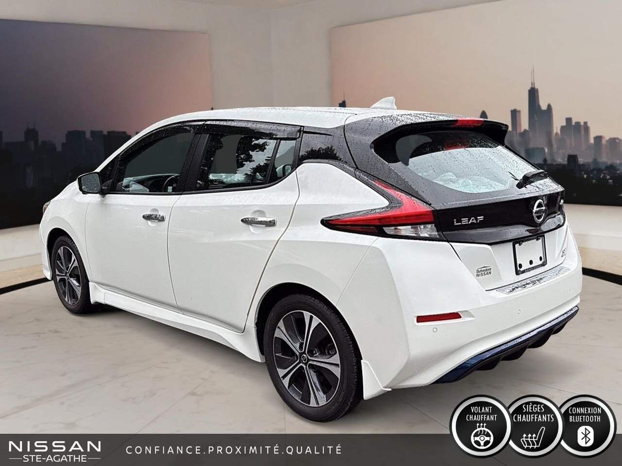 Nissan LEAF 2021 Blanc Saint-Jérôme - photo #3
