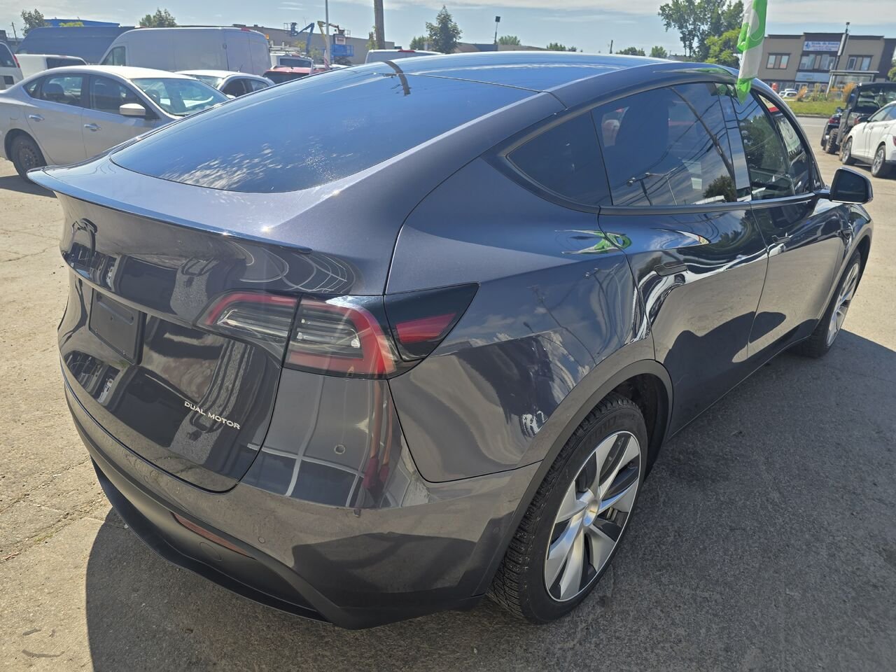 2023 Tesla Model Y Grey  - photo #4