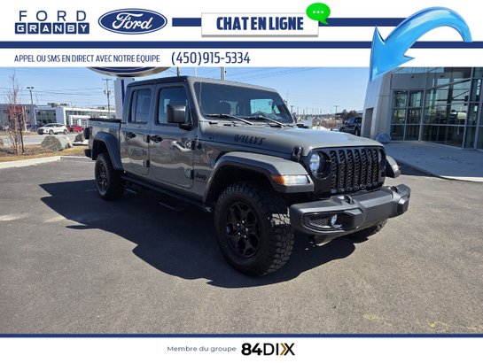 Jeep Gladiator V6 3.6L Willys 4x4 2021 Gris