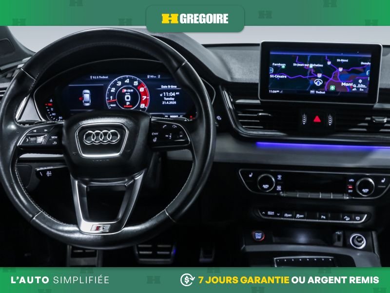 Audi SQ5 729773 | Technik AWD AUTO AC CUIR TOIT NAV MAGS CAM RECULE 2019 Gris Laval - photo #17