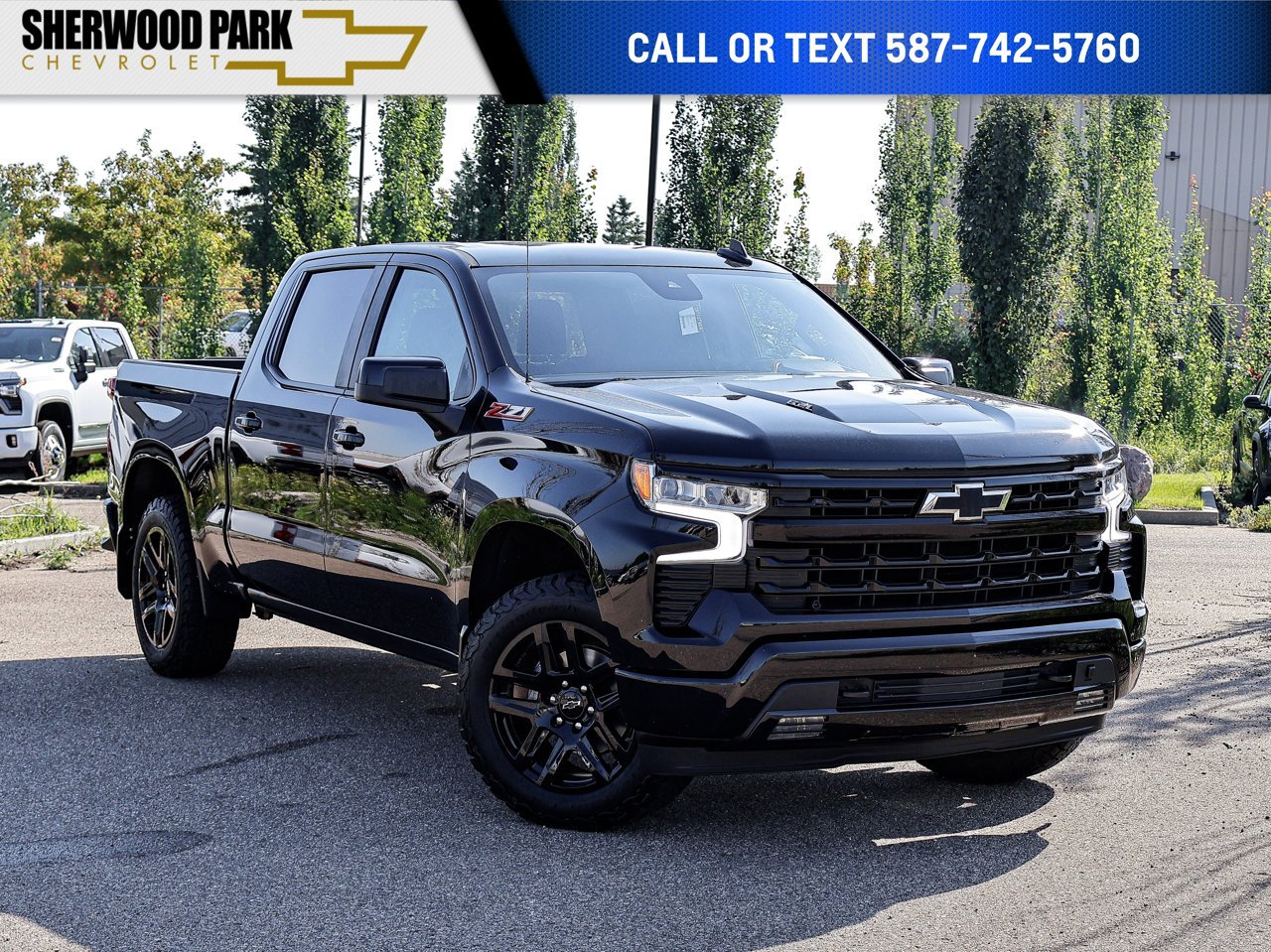 2023 Chevrolet Silverado 1500 4WD Crew Cab 147 RST Black Sherwood Park - photo #0