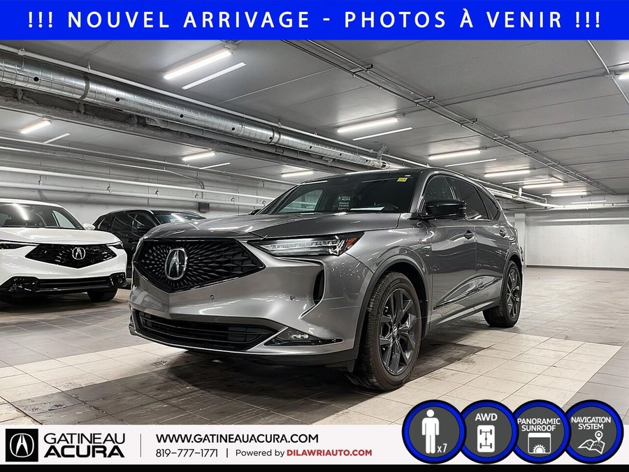 Acura MDX *** UN PROPRIO + CLEAN CARFAX *** 2022 Gris