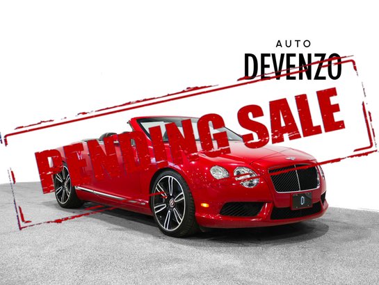Bentley Continental GT V8 2013 2013 Rouge