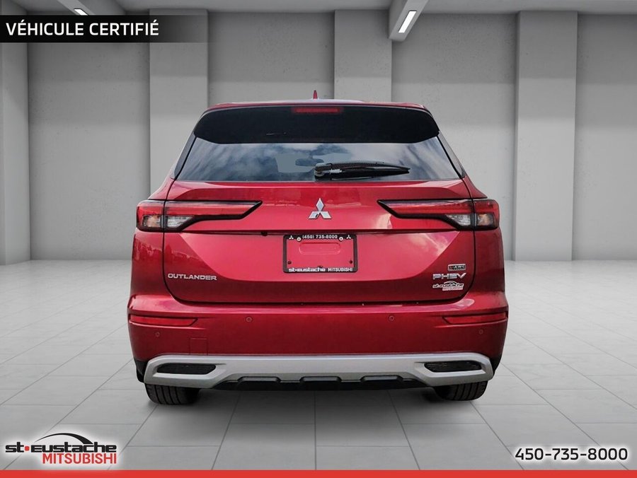 Mitsubishi Outlander PHEV SEL S-AWC PHEV PLUG IN-CUIR-TOIT OUVRANT-BANC CHAUFFANT 2023 Rouge