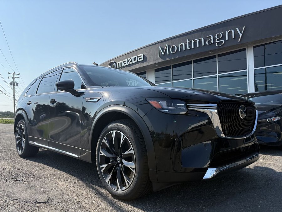 MAZDA CX-90 hybride rechargeable GT TI 2026 Noir de jais mica