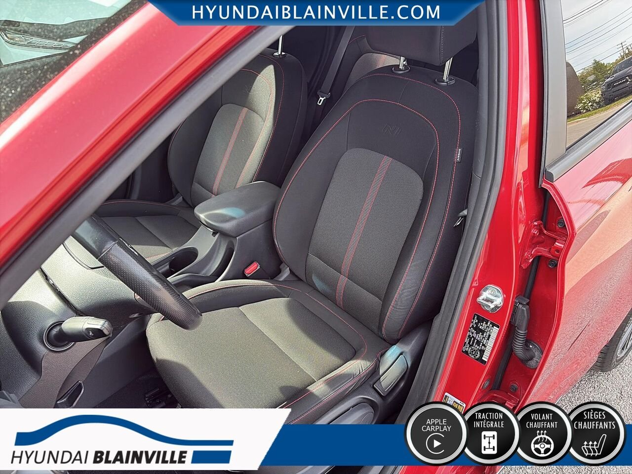 2022 Hyundai Kona Red Blainville - photo #8