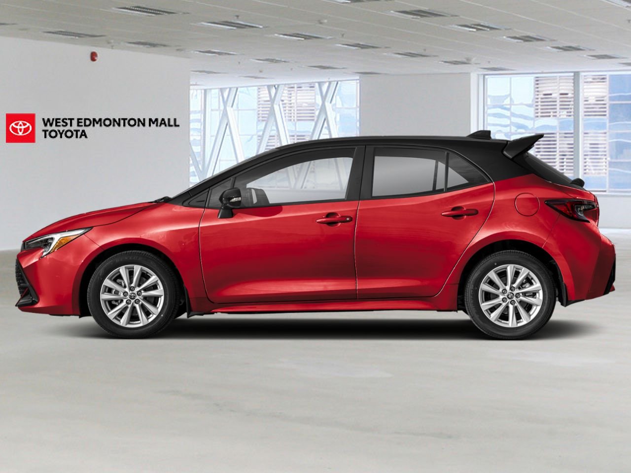2026 Toyota Corolla Hatchback 2602105 | CVT Classic Silver Metallic w/Black Roof Edmonton - photo #2