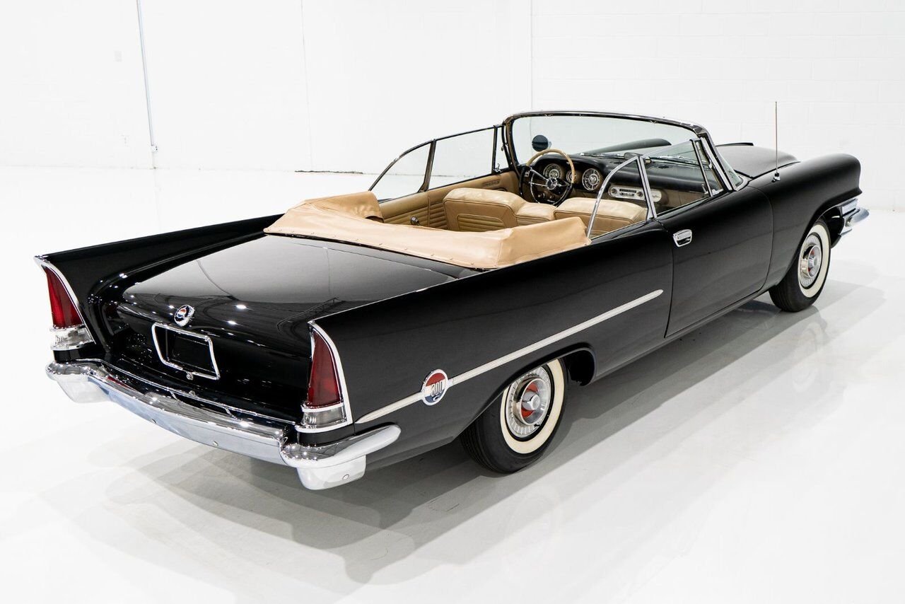 1957 Chrysler 300C 1 of 474 convertibles produced **PRICE IN USD** Black Montreal - photo #24