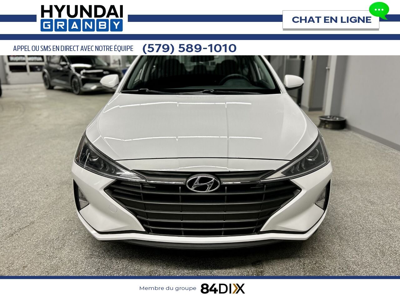 Hyundai Elantra 2020 Blanc Granby - photo #2