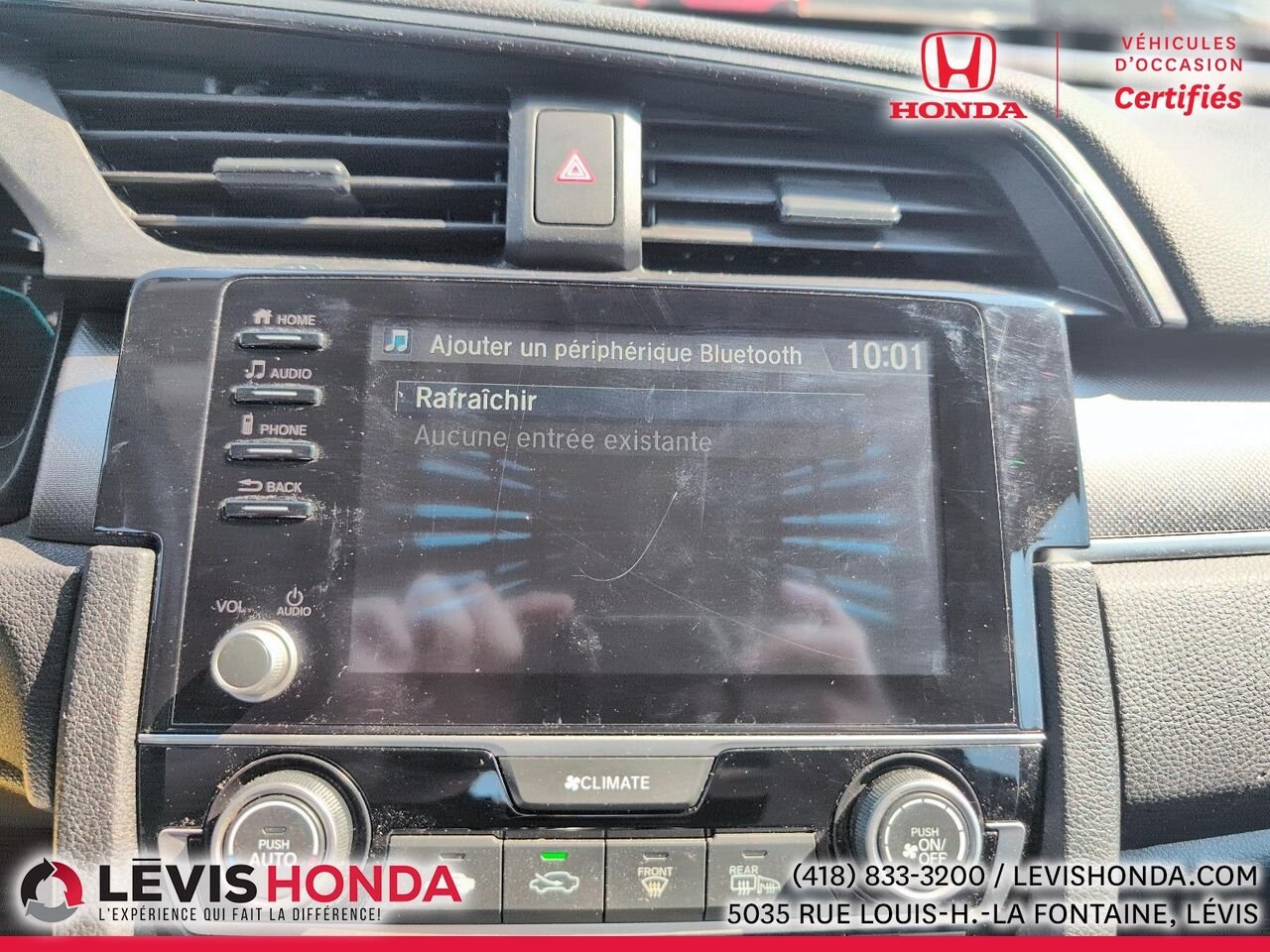 Honda Civic LX LX BM 2019 Blanc Lévis - photo #21