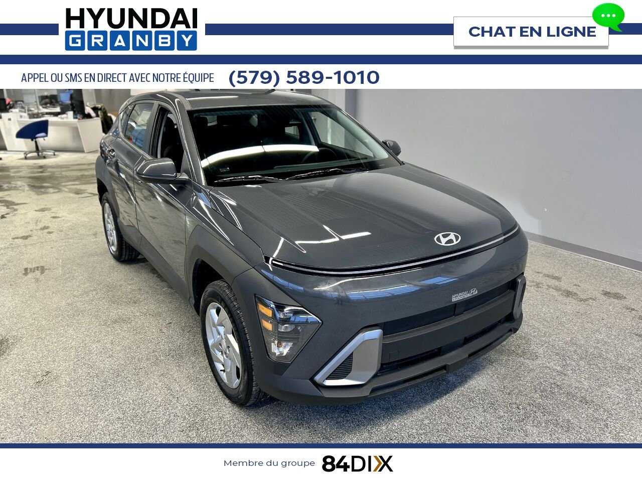 Hyundai Kona 2024 Gris Granby - photo #1