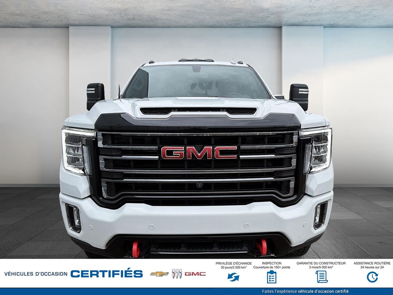 GMC SIERRA K25 AT4 cabine multiplace 4RM 159 po 2023 Blanc Montmagny - photo #1