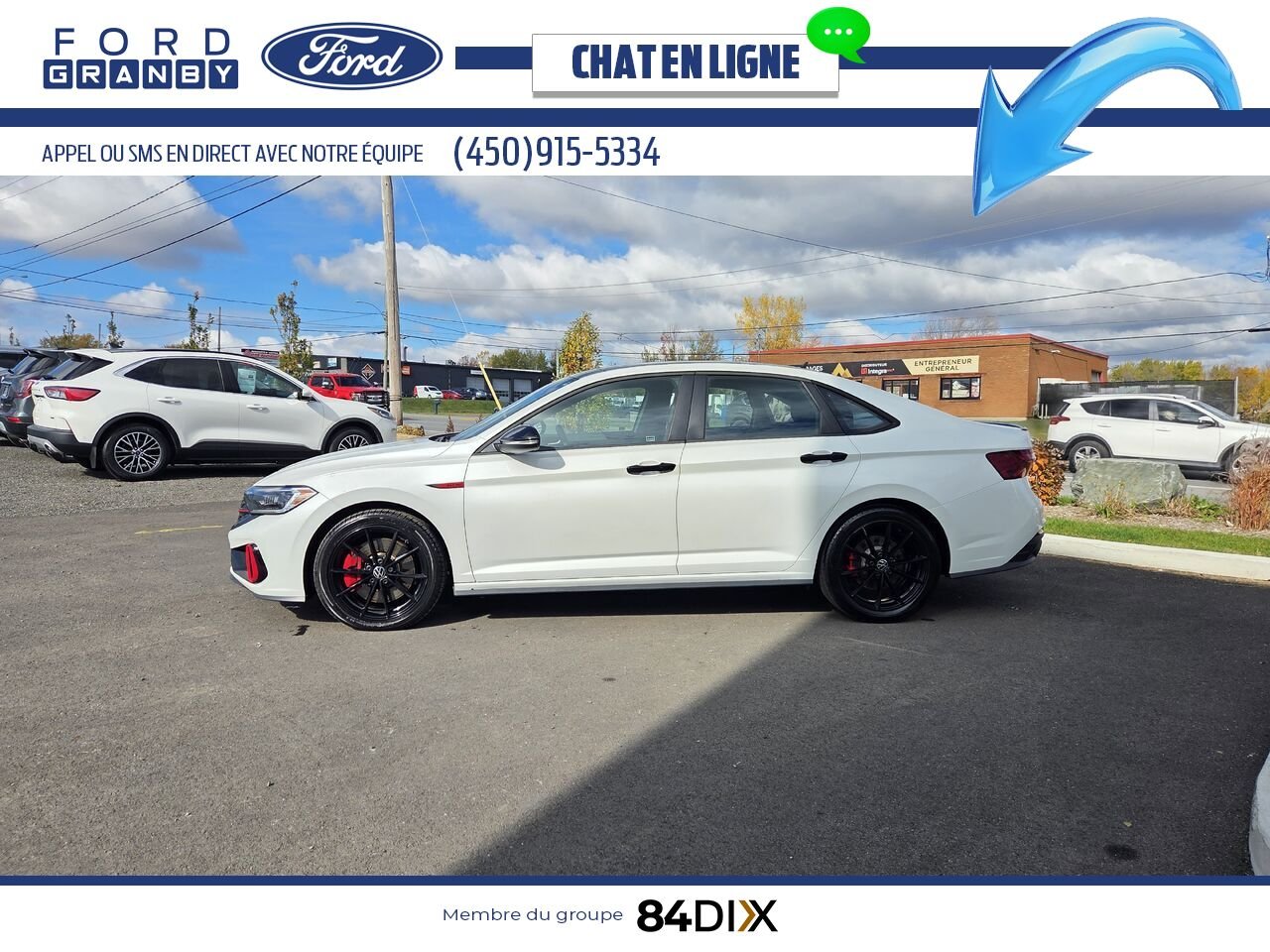 2024 Volkswagen Jetta GLI White Granby - photo #3