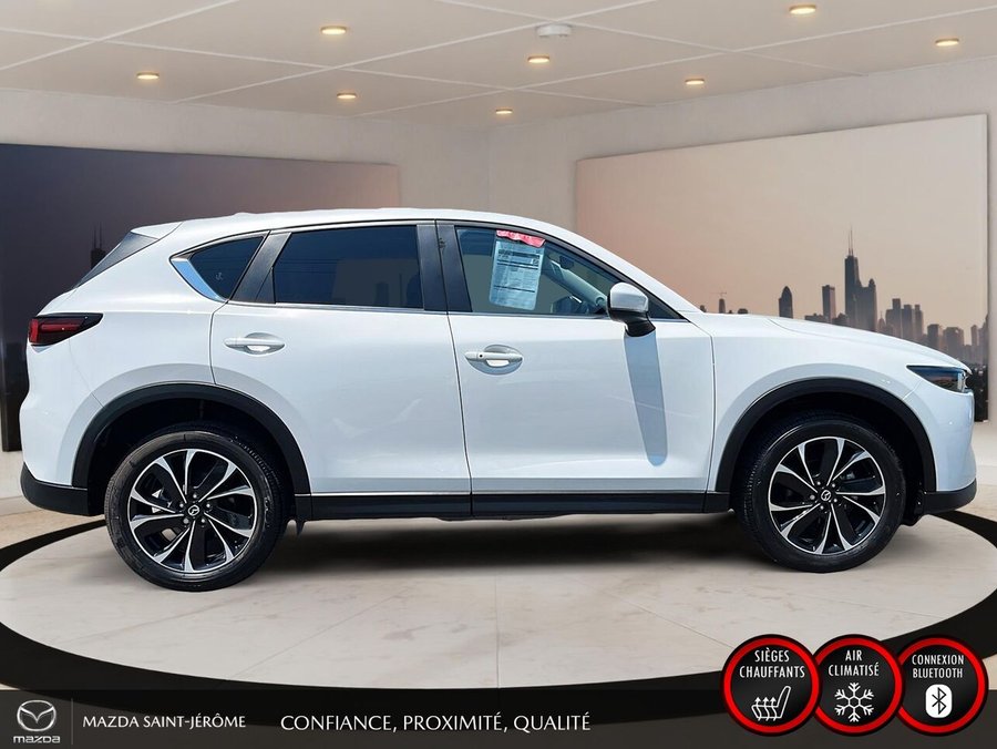 Mazda CX-5 GS LUXURY | TOIT OUVRANT | CUIR | AWD | 2023 Blanc