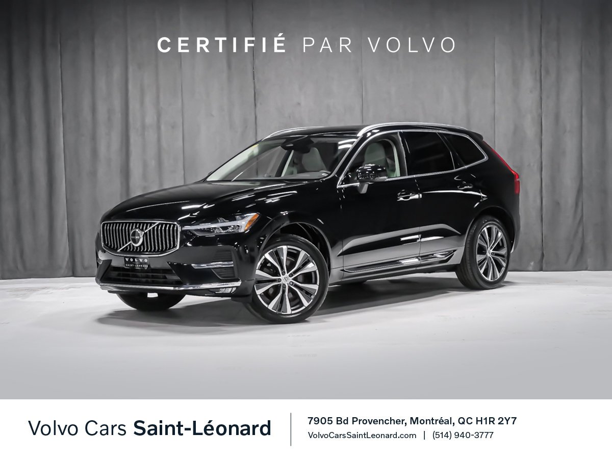 2022 Volvo XC60 B6 INSCRIPTION CLIMATE BOWERS & WILKINS Black Montreal - photo #0