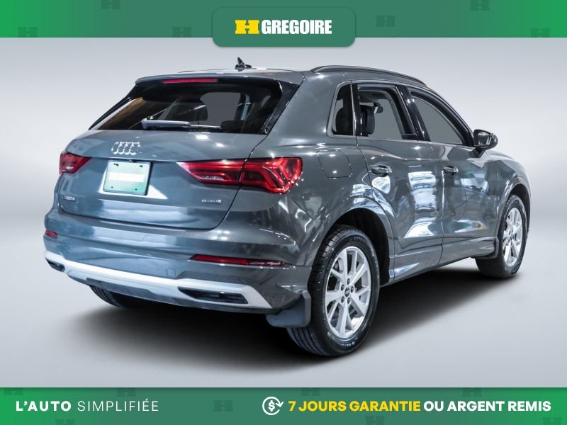 Audi Q3 821489 | Komfort AWD AUTO AC CUIR TOIT MAGS CAM RECULE 2021 Gris Laval - photo #8