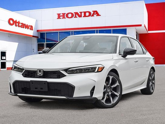 Honda Civic hybride berline 2026 2026 Blanc platine nacré
