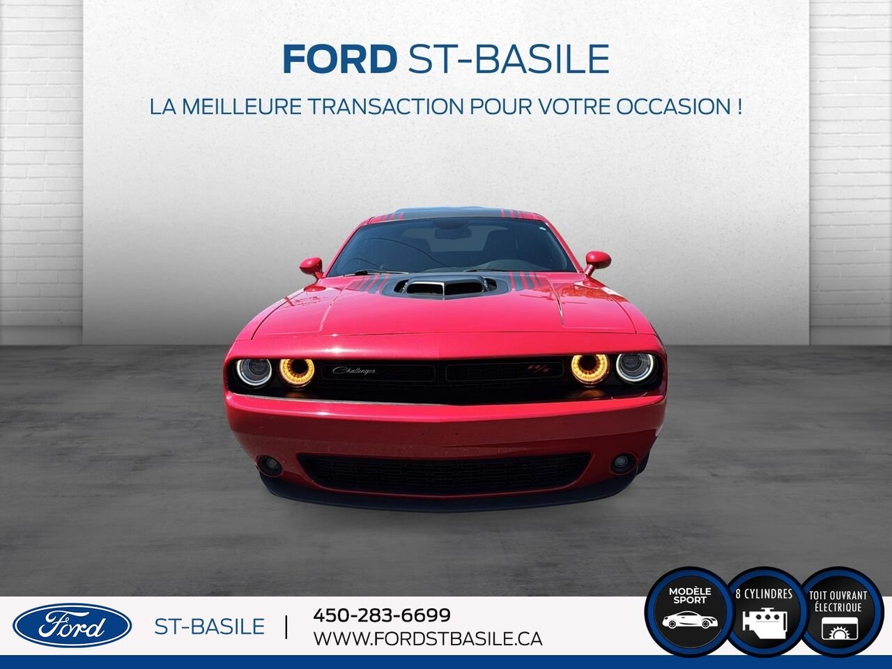2017 DODGE CHALLENGER Red Saint-Basile-le-Grand - photo #10