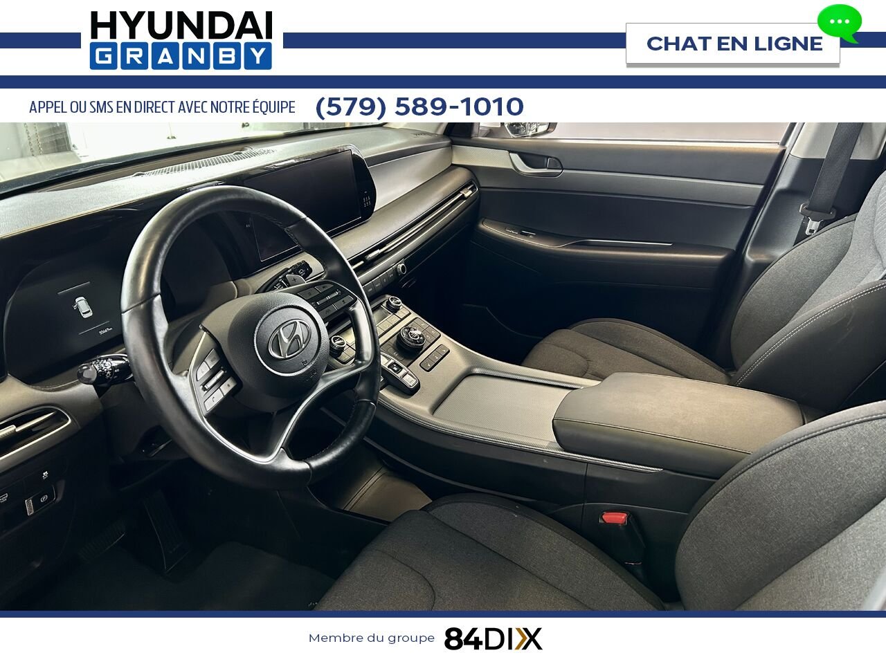 2023 Hyundai Palisade White Granby - photo #10