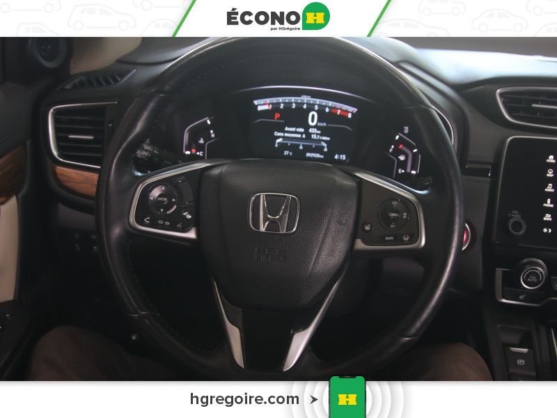 Honda CRV 821256 | TOURING AWD A/C CUIR TOIT MAGS 2018 Noir Laval - photo #14