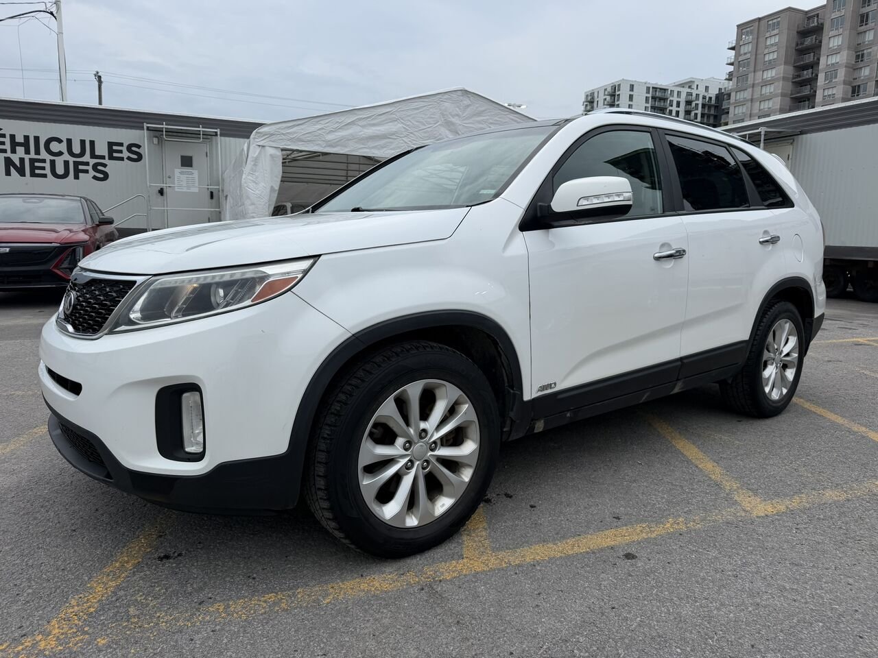 Kia Sorento EX AWD CUIR TOIT PANORAMIQUE 2015 Blanc Laval - photo #0