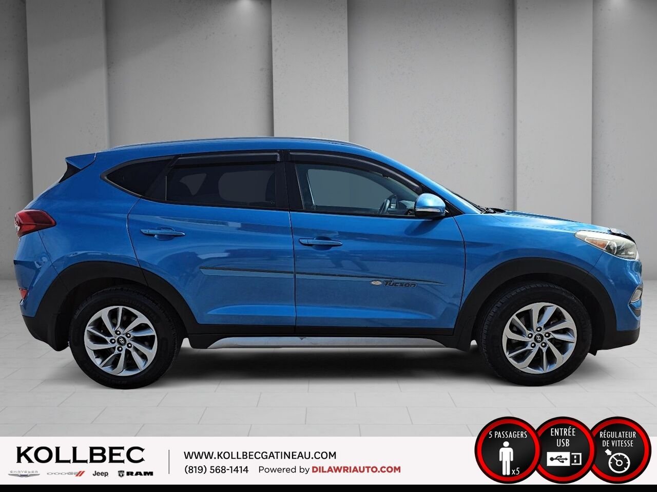 2017 HYUNDAI TUCSON 26981 | Premium 2.0L AWD Blue Gatineau - photo #13