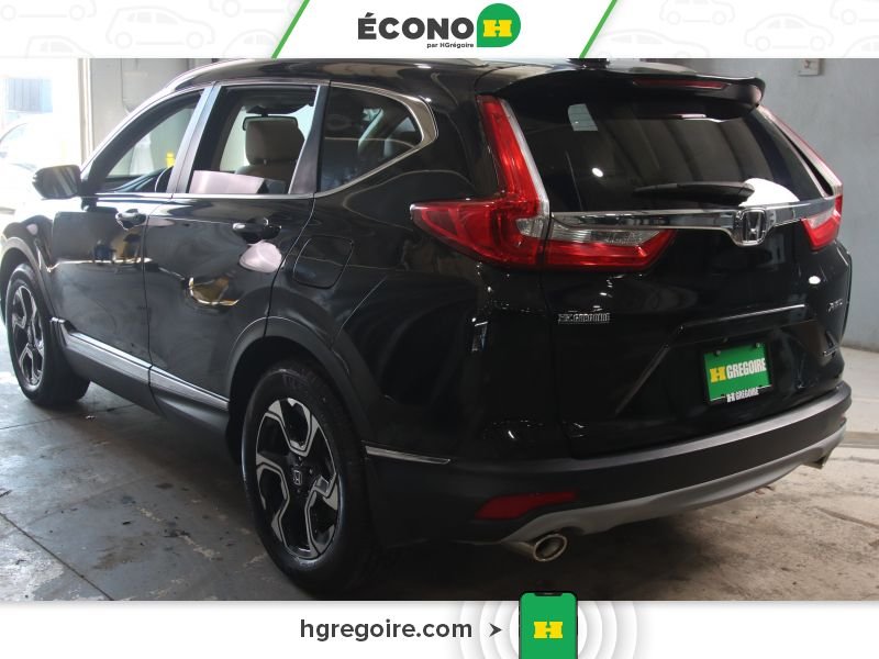 Honda CRV 821256 | TOURING AWD A/C CUIR TOIT MAGS 2018 Noir Laval - photo #4