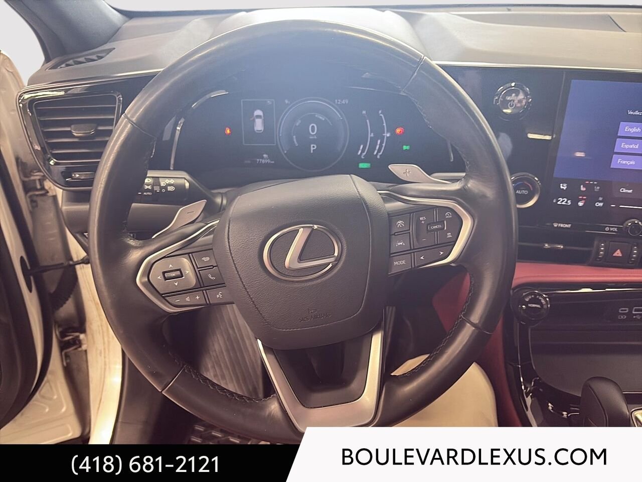 Lexus NX 19359A 2023 Blanc Québec - photo #11