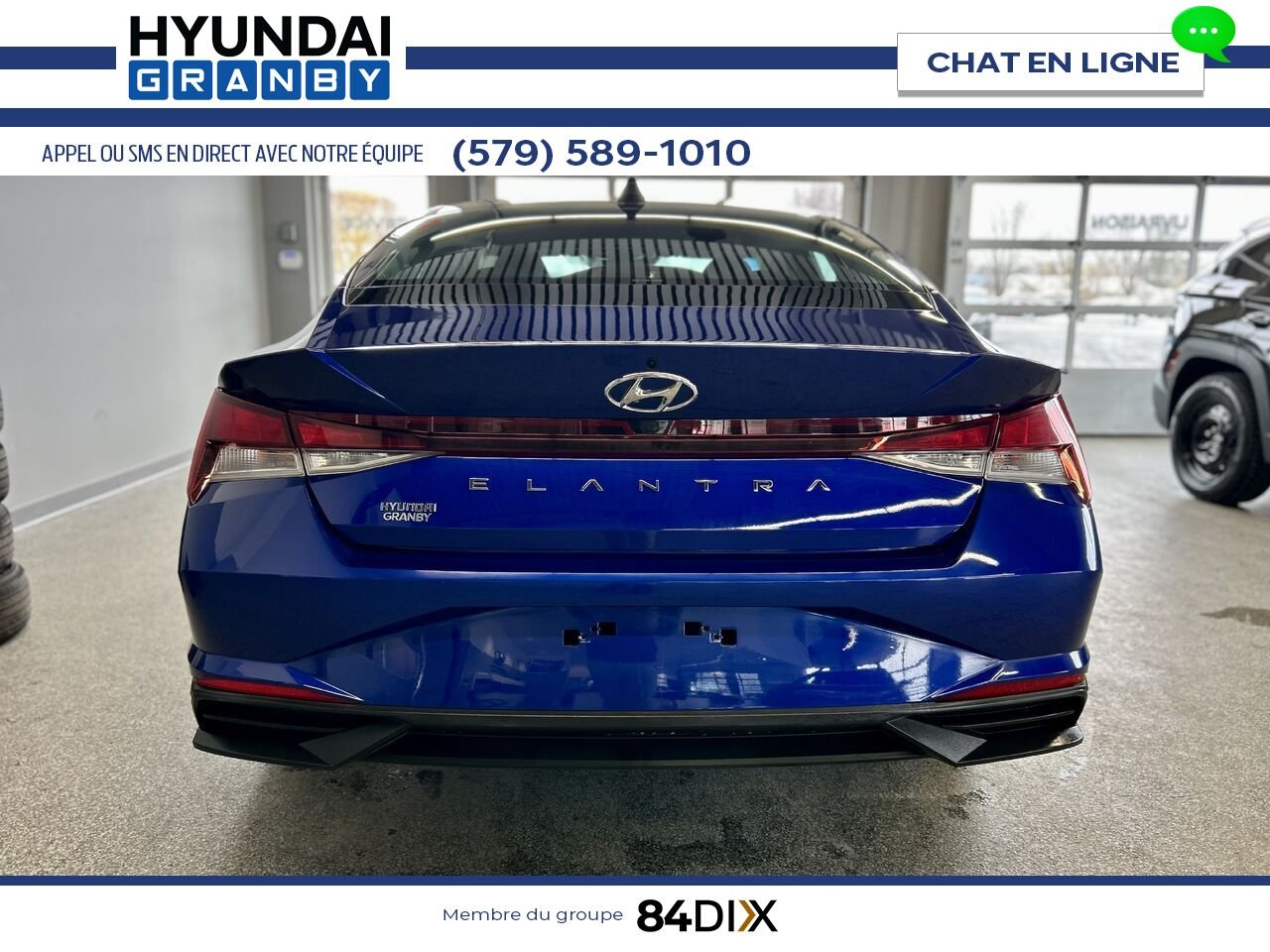 Hyundai Elantra 2021 Bleu Granby - photo #5