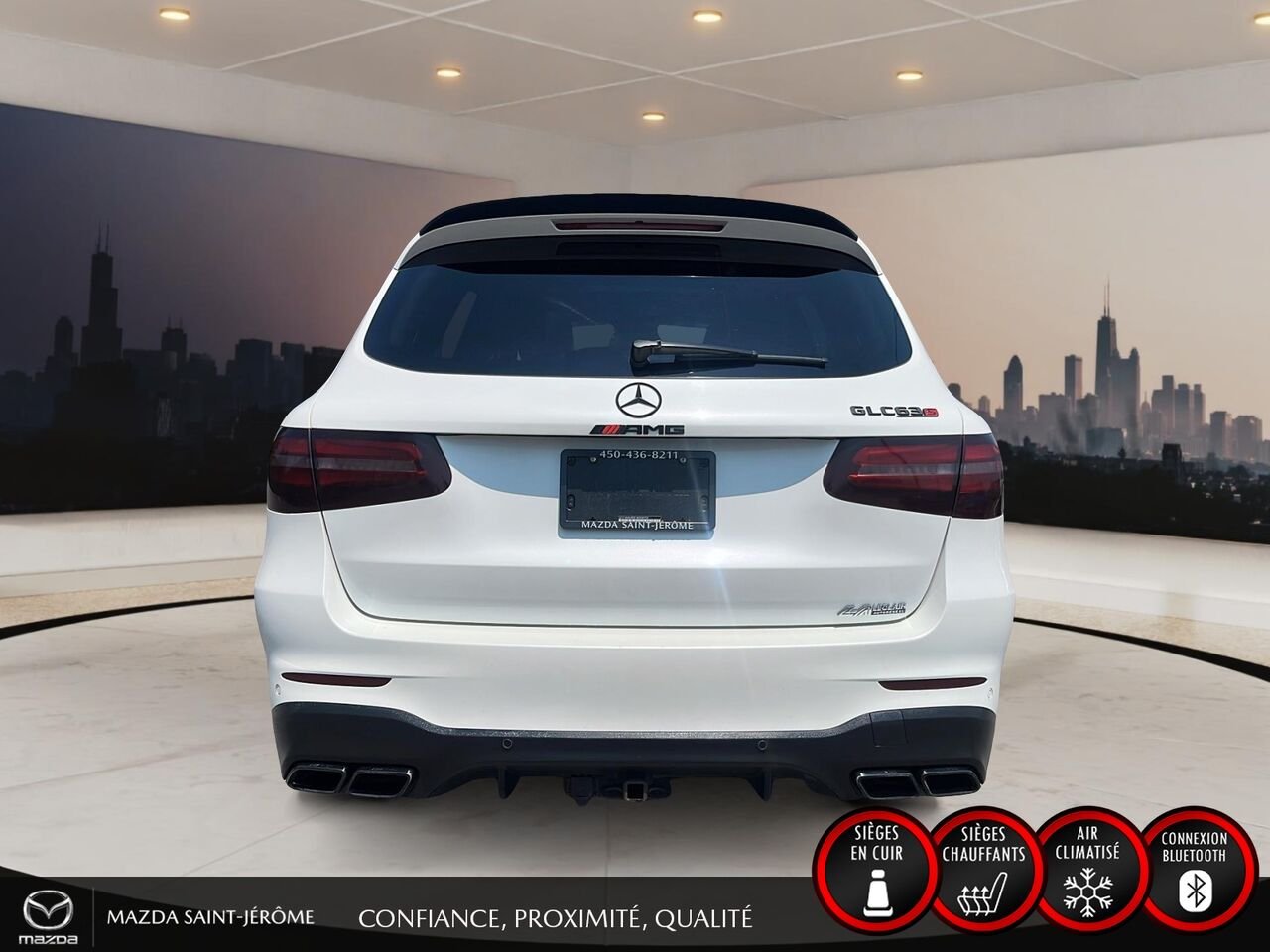 Mercedes-Benz GLC 2019 Blanc Saint-Jérôme - photo #6