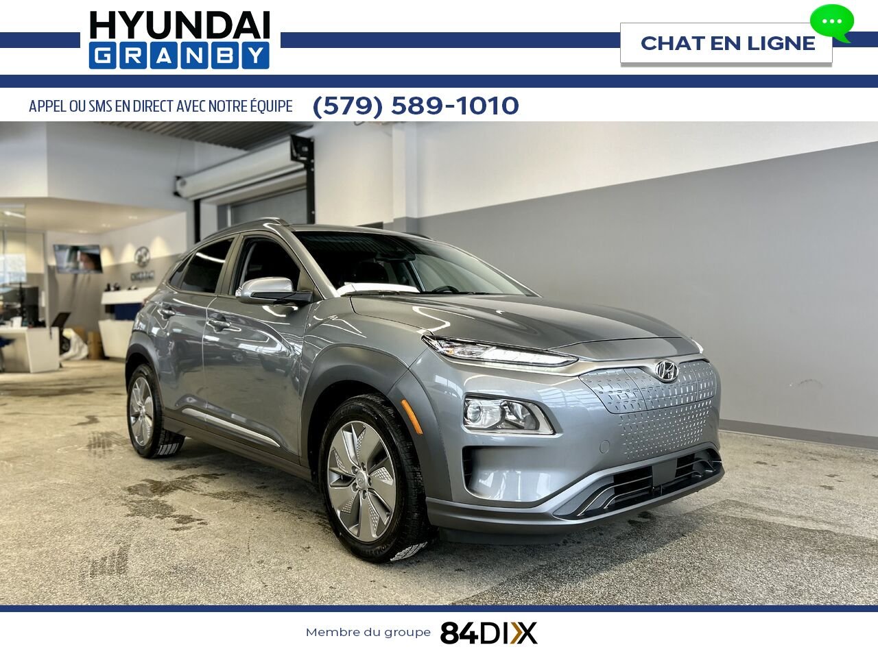 2021 Hyundai Kona Electric Grey Granby - photo #0