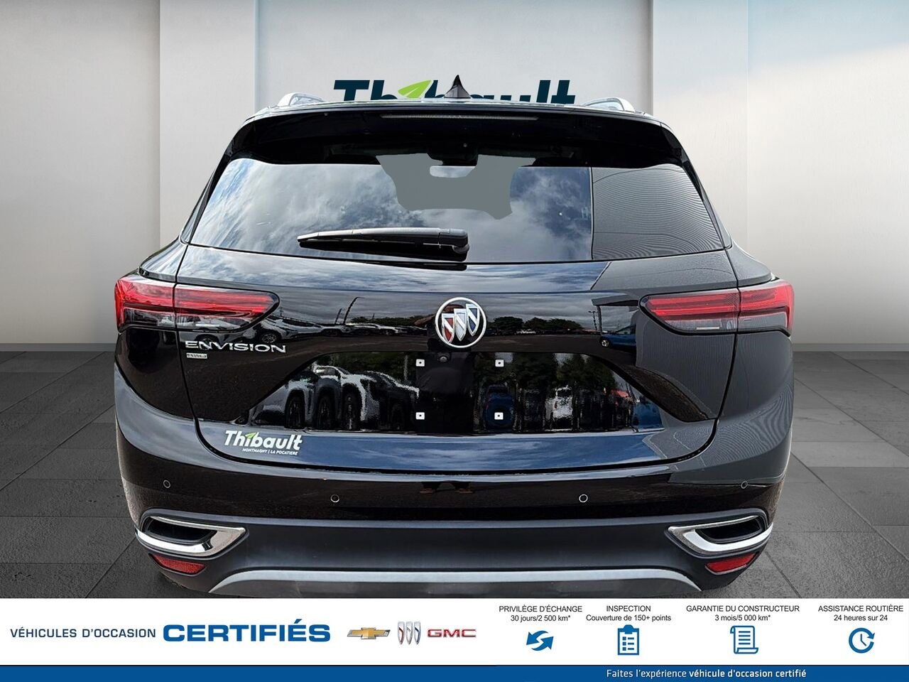 BUICK ENVISION Essence 4 portes TI 2022 Noir Montmagny - photo #2